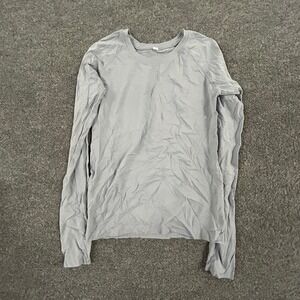 Lululemon Top Womens Size 4 Blue Swiftly Tech Long Sleeve Athletic Running Shirt
